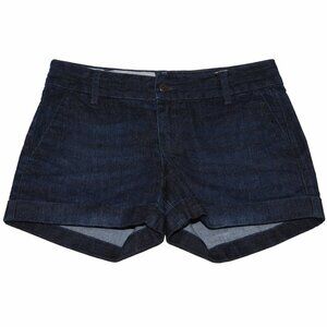 DEAR JOHN Holly Dark Wash Cuffed Shorts Size 27